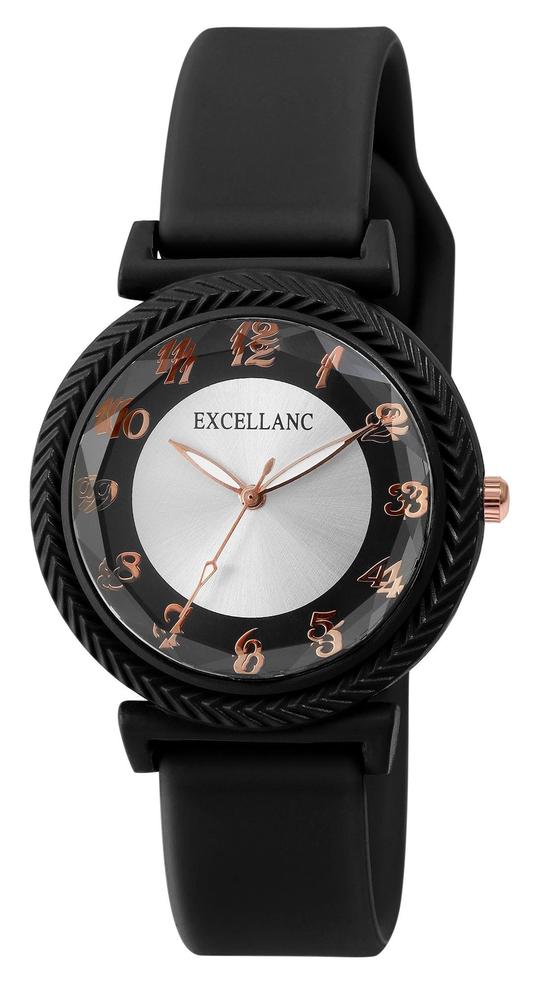 Excellanc Quarzuhr 1500010 Excellanc Damenuhr, Silikonarmband, günstig online kaufen