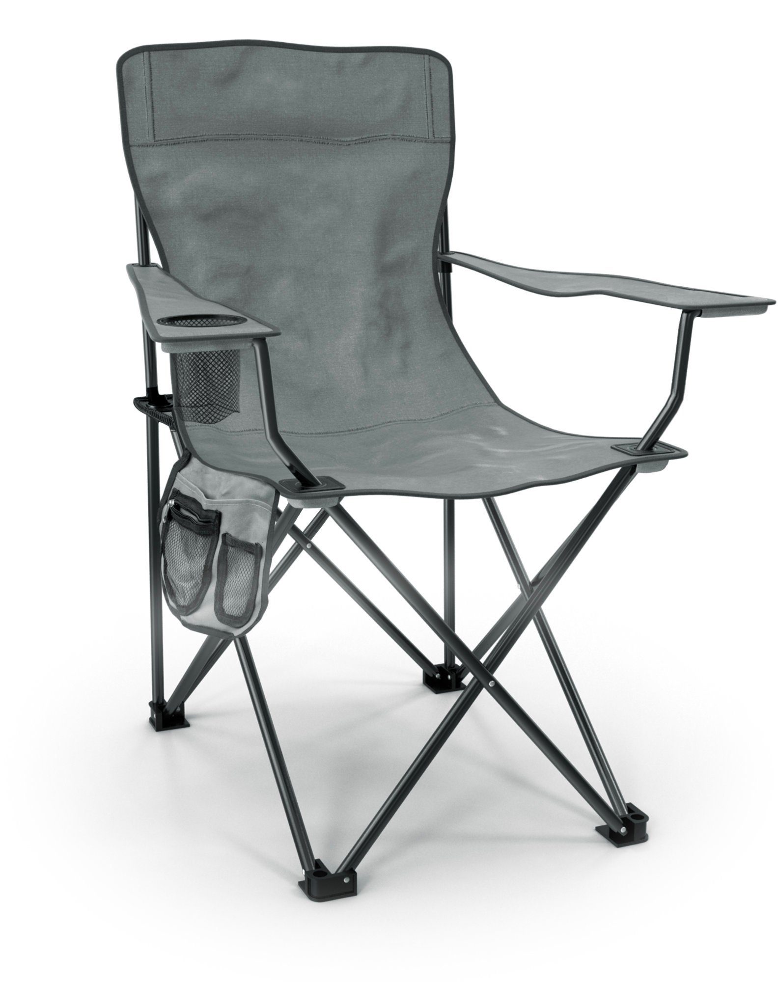 Campingstuhl "Chiller" Campingsessel mit Getränkehalter in der Armlehne