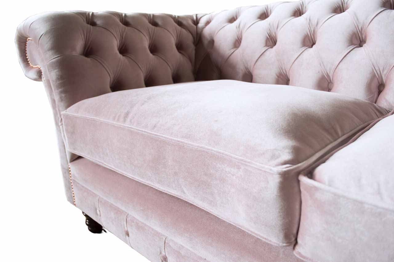 Dreisitzer Chesterfield-Sofa, Klassisch Design Sofa JVmoebel Wohnzimmer Sofas Chesterfield