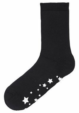 Lavana ABS-Socken (Packung, 3-Paar) mit Antirutschsohle im Sterndesign