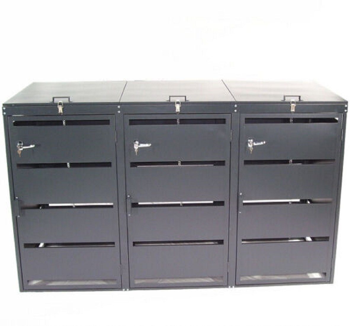 Apex Mülltonnenbox Mülltonnenbox Mülltonnenverkleidung 3er 240L Mülltonne 57061 (1 St)