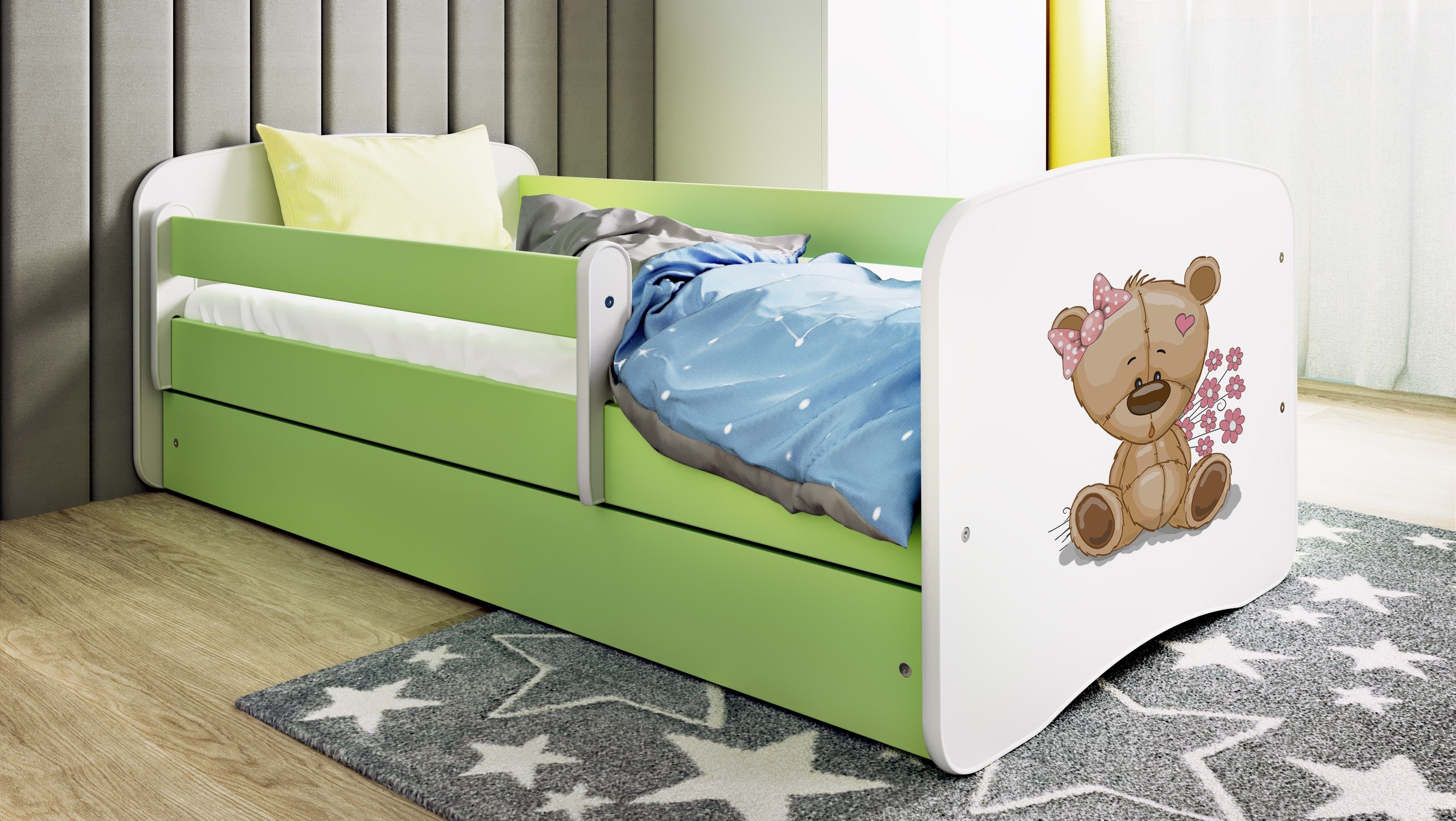 Bjird Kinderbett Babydream 180x80 cm 160x80 cm 140x70 cm (optional mit Matr günstig online kaufen