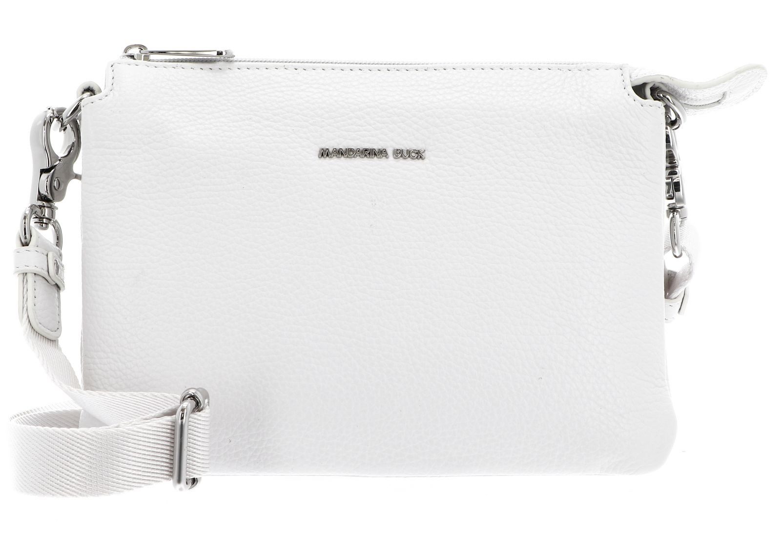 Mandarina Duck Umhängetasche Crossbody Bag, aus echtem Rindsleder