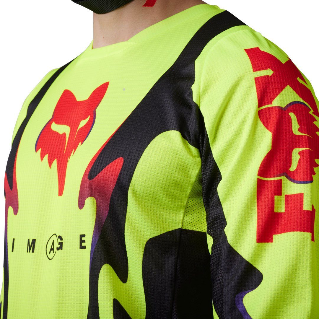 Fox Funktionsshirt 180 Kozmik Motocross Jersey Yellow