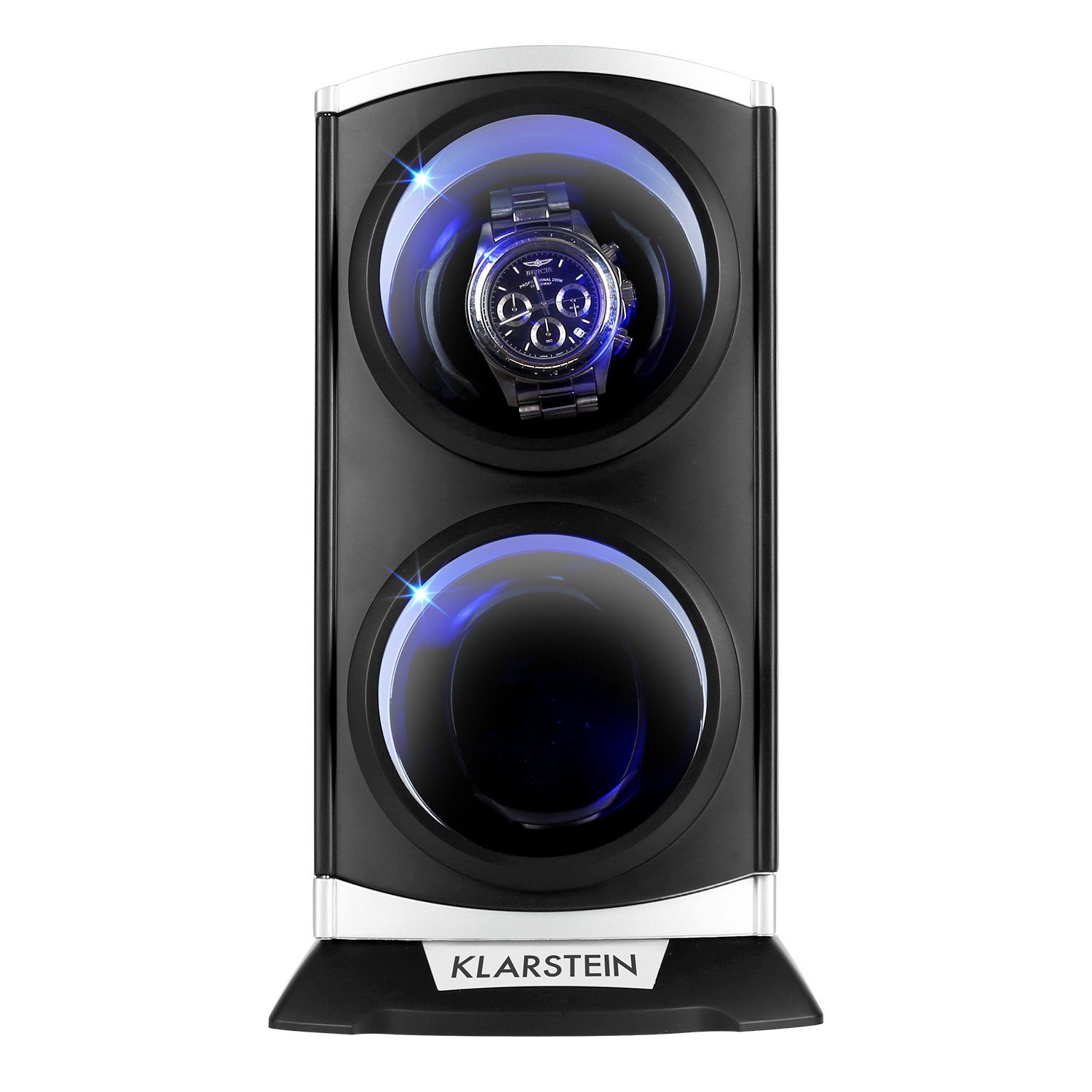 Klarstein Uhrenbeweger St. Gallen Premium, Uhrenbeweger 2 Uhren Box Automatik Beauty