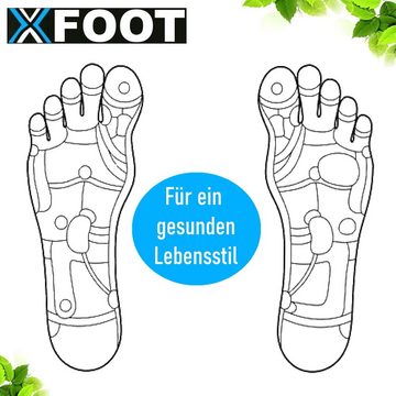 MAVURA Fußbetteinlage XFOOT Fußpflaster Fusspflaster Wellness Fußpflege Vital (20-tlg), Bambus Pflaster [2erSet]