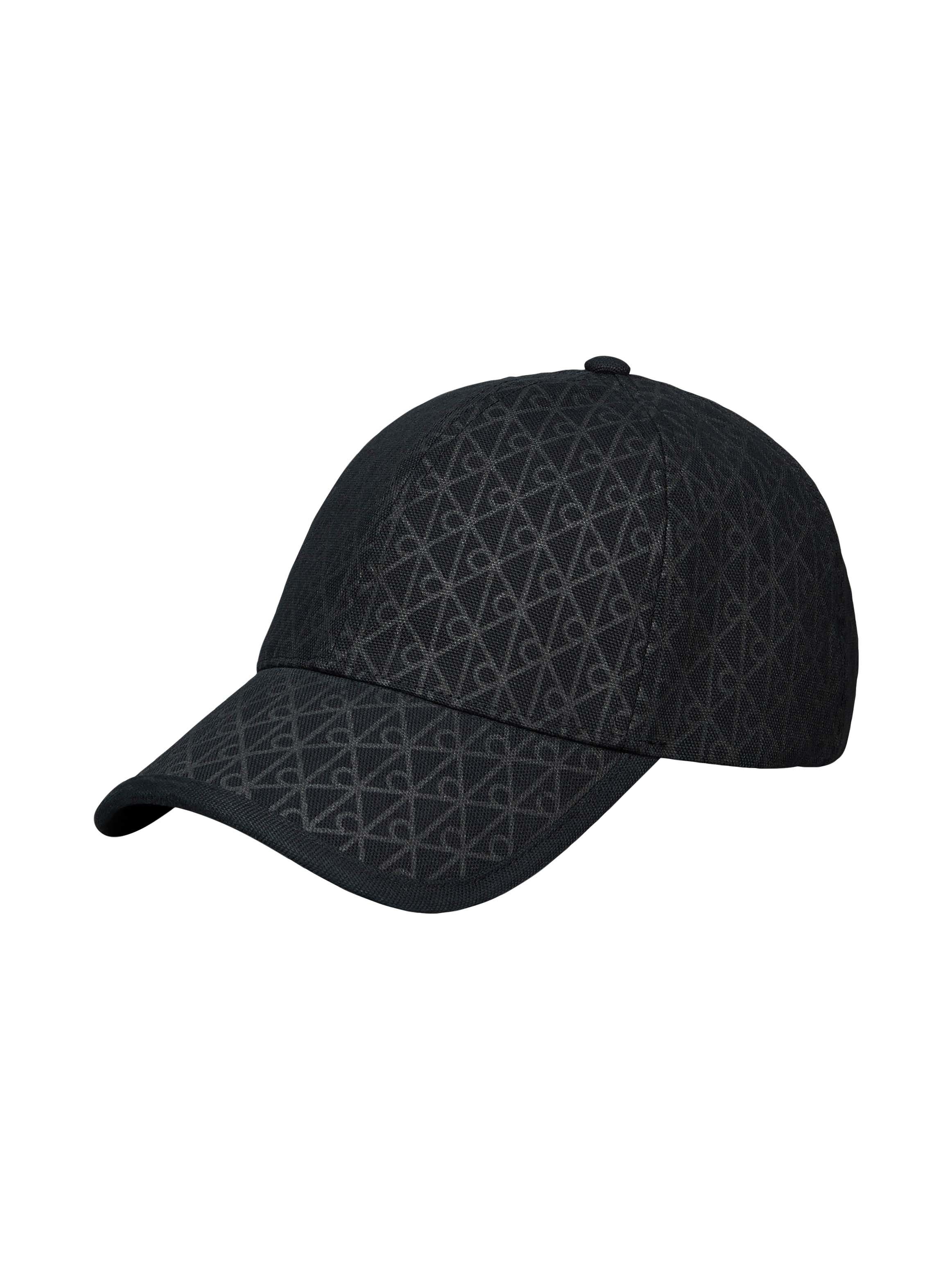 Calvin Klein Baseball Cap EMBLEM PRINT w LEATHER PATCH CAP Regular fit und größenverstellbar