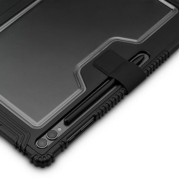 Hama Tablet-Hülle Tablet Case Samsung Galaxy Tab S8 Ultra und Tab S9 Ultra 14,6 Zoll 37,08 cm (14,6 Zoll), Farbe Schwarz, mit Stiftfach und Standfunktion, robust, nachhaltig