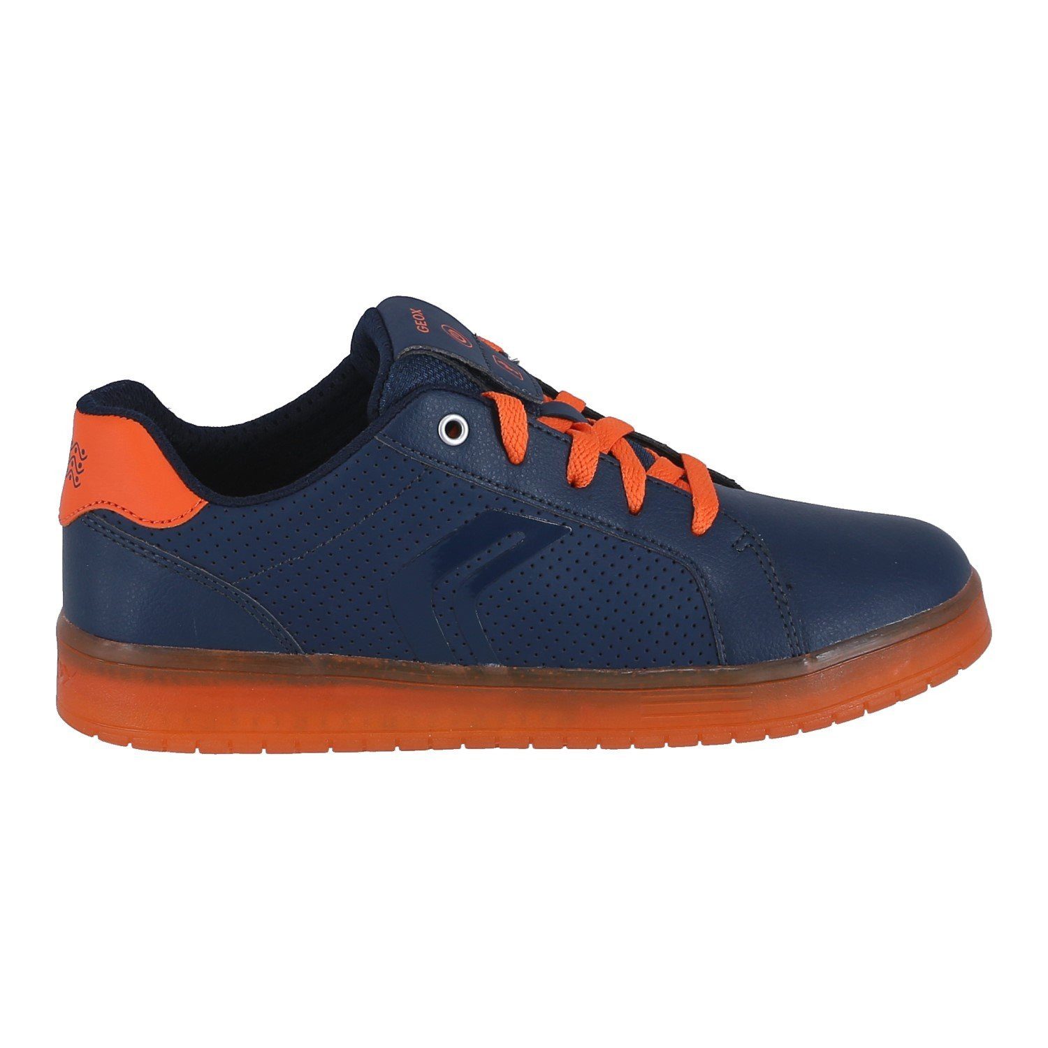 Geox Kommodor navyblau/orange Kinder Sneaker
