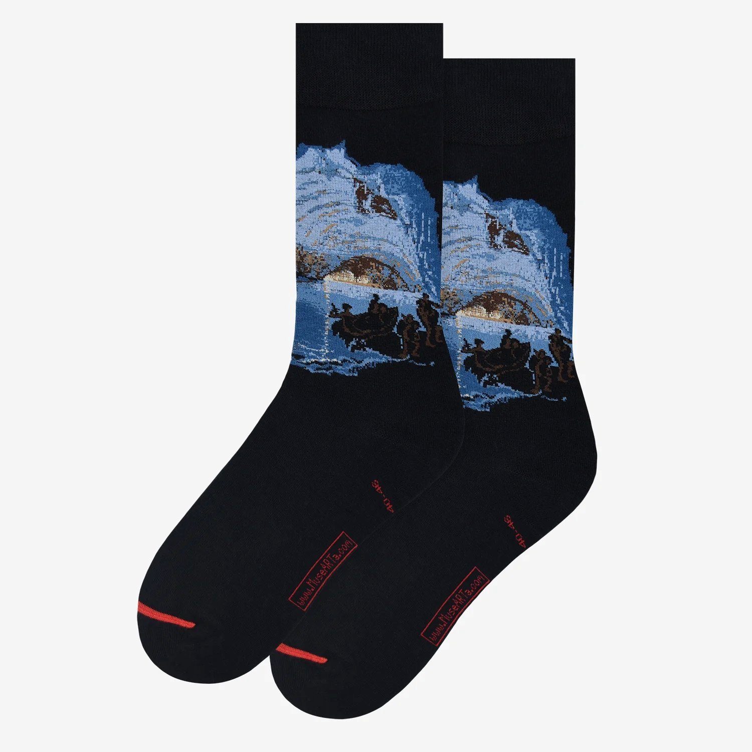 MuseARTa Freizeitsocken Musearta Socken die blaue Grotte von Capri (1 Paar, 1-Paar, 1 Paar)