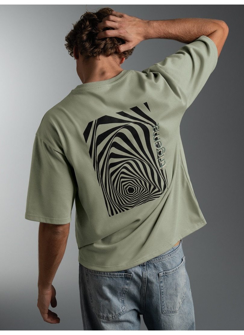 Trigema T-Shirt TRIGEMA T Shirt mit abstraktem Print (1-tlg)