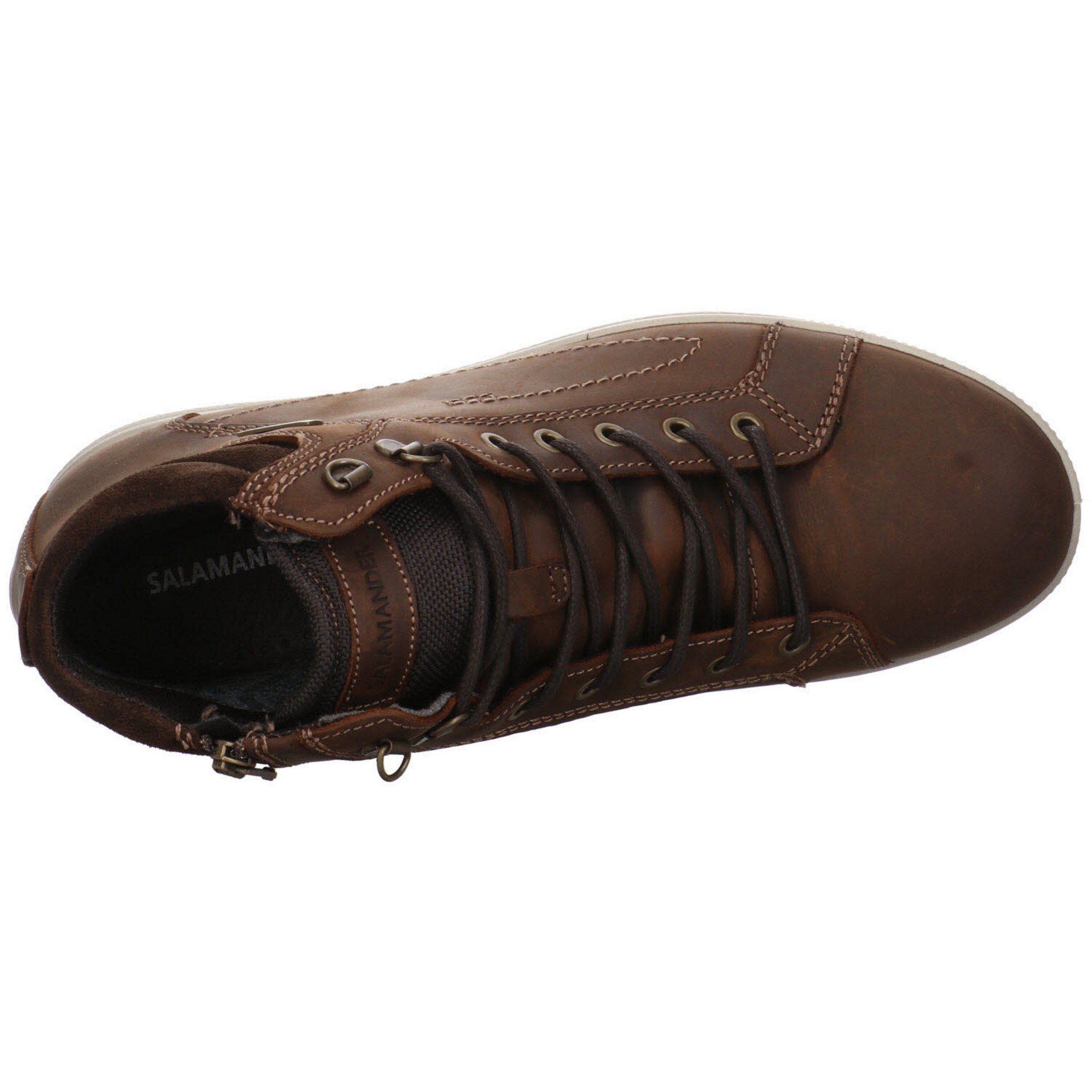 Schuhe Stiefeletten Salamander Ronno-Goretex Boots Glattleder uni Ankleboots