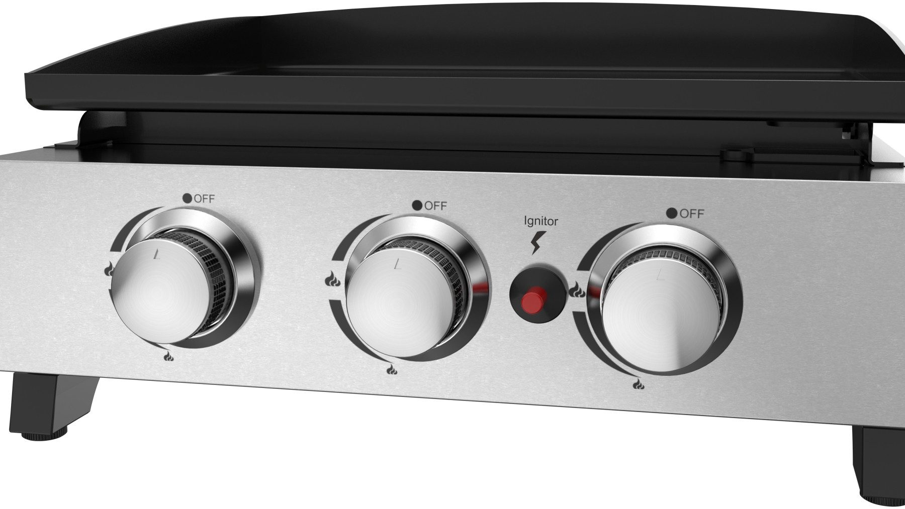 El Fuego Gasgrill Planchagrill Austin III, mit gusseiserner Planchaplatte – Bild 5 von 5