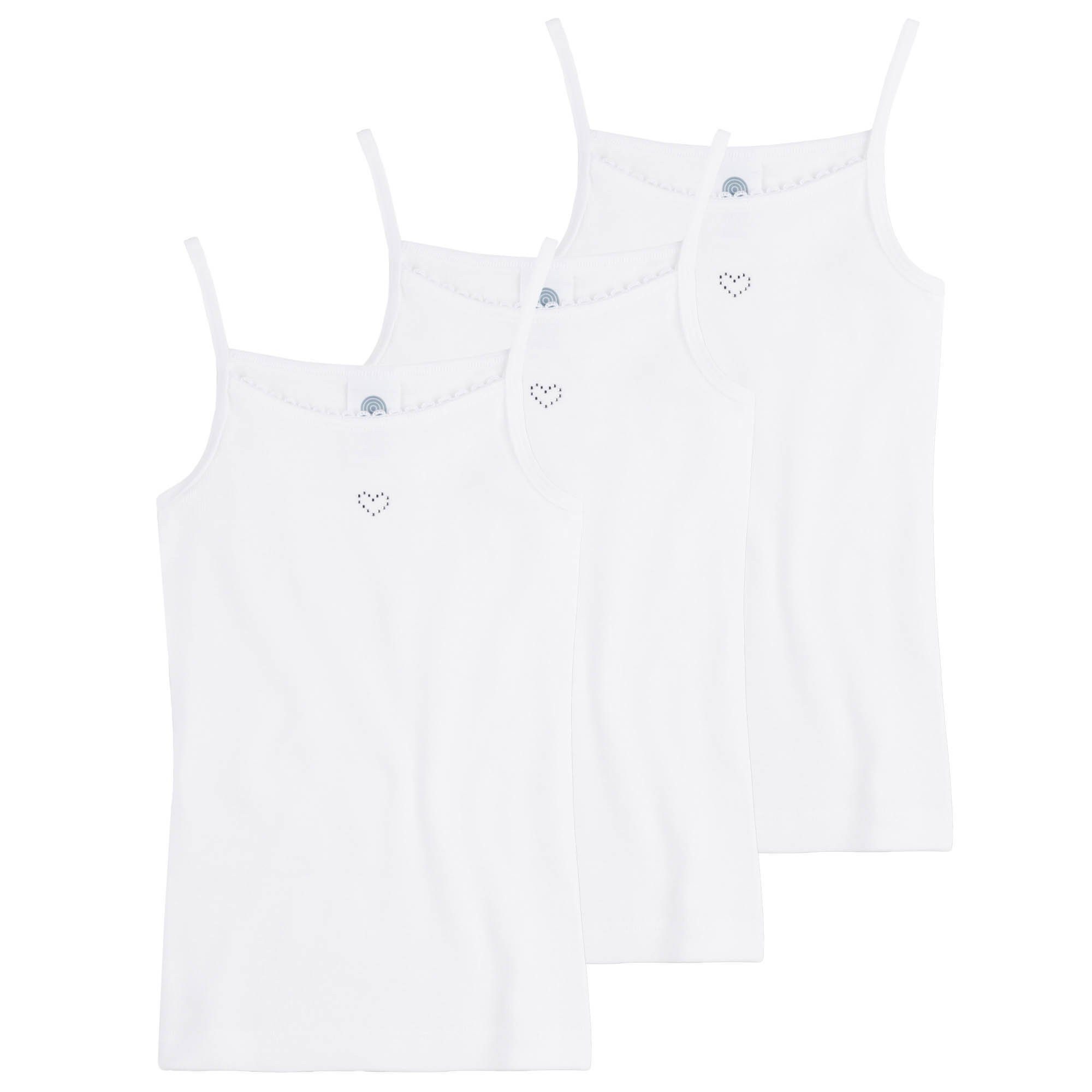 Sanetta Unterhemd Mädchen Unterhemd 3er Pack Baumwolle (Packung, 3er Pack)