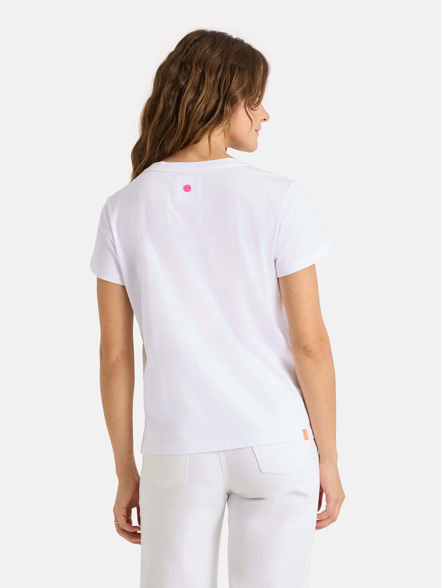 Lieblingsstück T-Shirt CleoL mit Print & Paillettenbesatz vorn