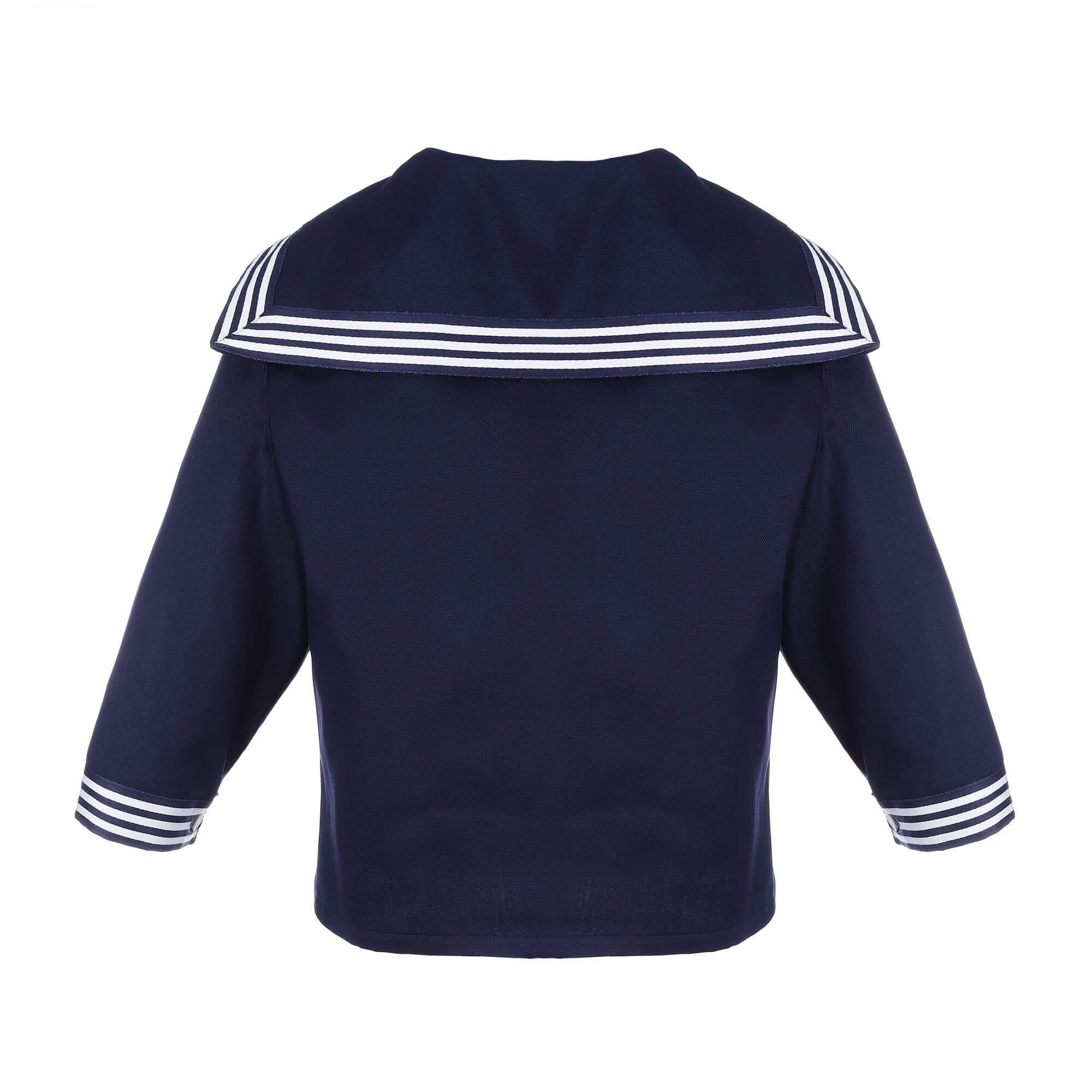 modAS Langarmhemd 1120 Kinder Unisex Matrosenhemd Klassisch - Maritimes Langarm-Hemd