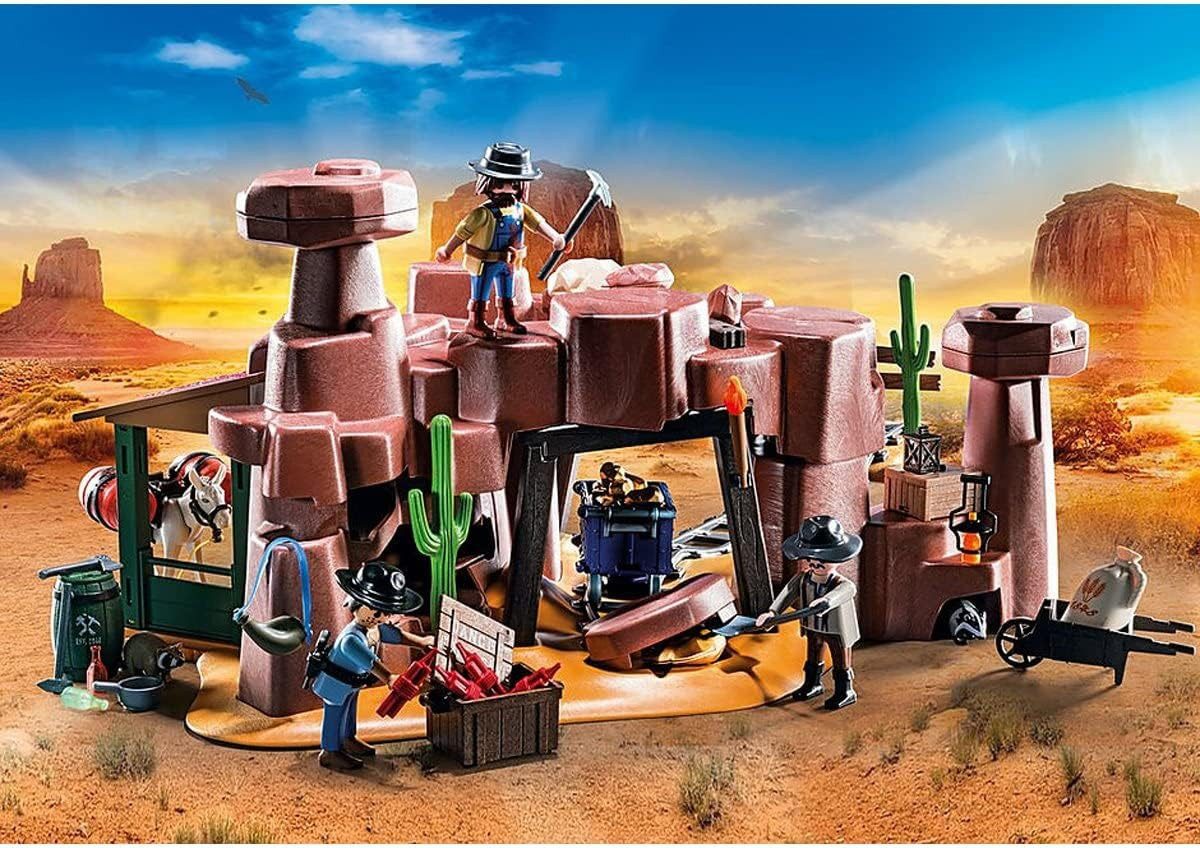 Playmobil® Far-West Western Goldmine Spielbausteine, (Set, günstig online kaufen