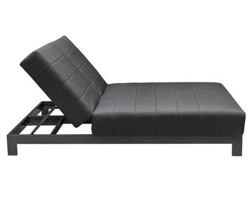 House- Attack Doppelliege »Sunrino« Doppelliege Daybed Anthrazit (Sooty) aus Sunbrella Stoff 202x148x44,5cm