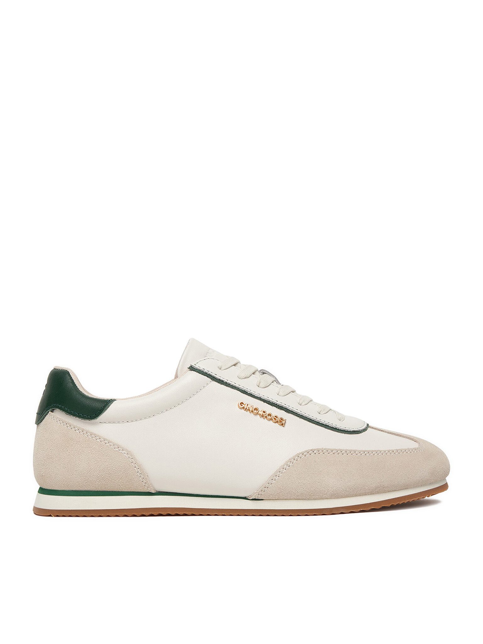 GINO ROSSI Gino Rossi Herren-Sneakers Écru Gino Rossi-EO-ALFREDO-01 126 Uhr Weiß Sneaker