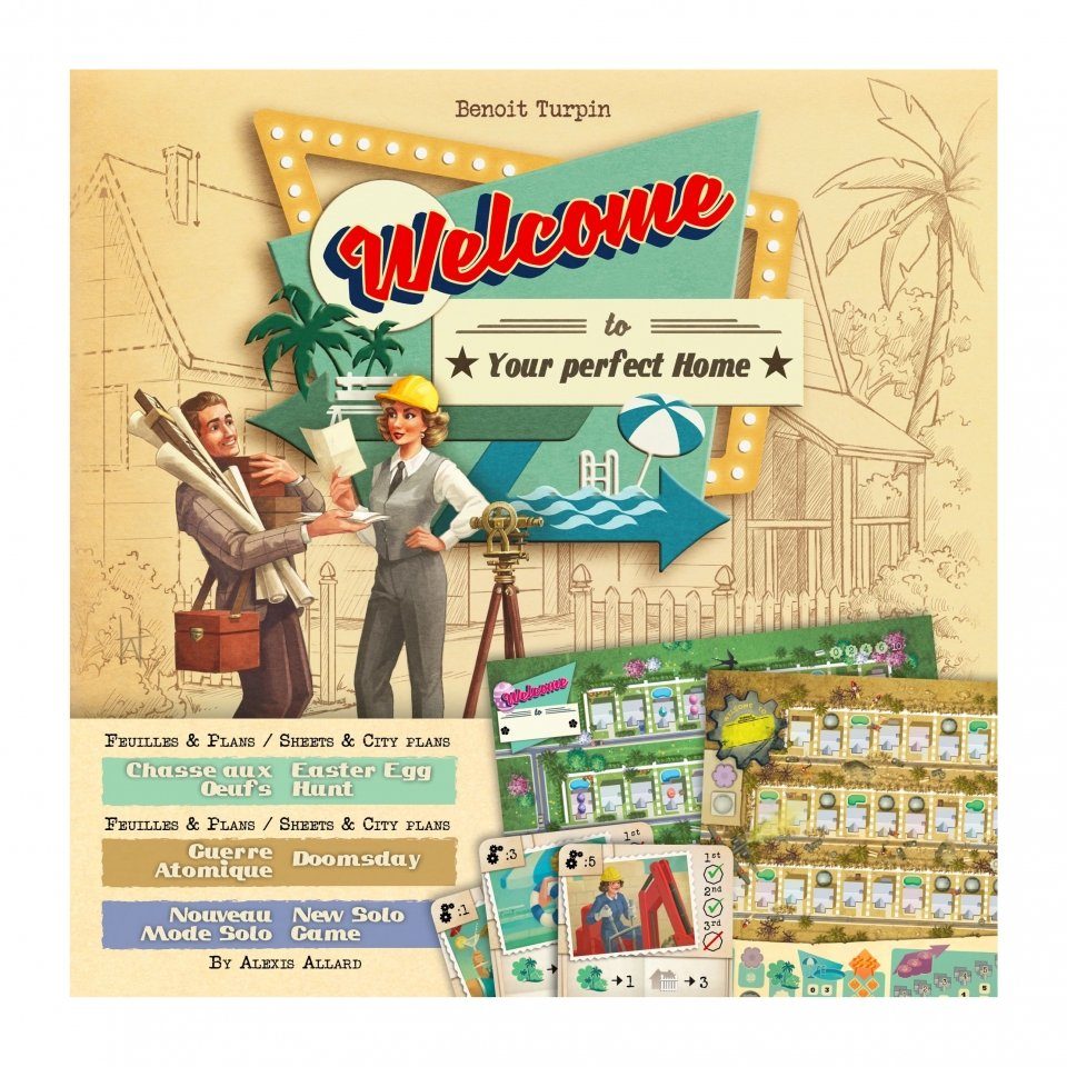 Blue Cocker Spiel, Welcome To - Erweiterung 2 (Ostereier Jagd - Atomkrieg und Solo Варианты) - deutsch