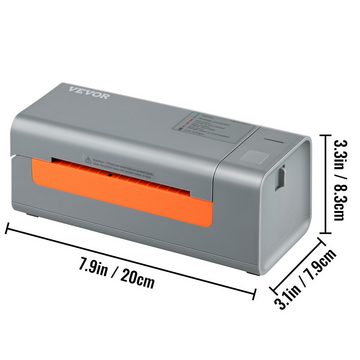 VEVOR VEVOR Etikettendrucker Thermodrucker 203DPI Labeldrucker 150mm/s Etikettendrucker