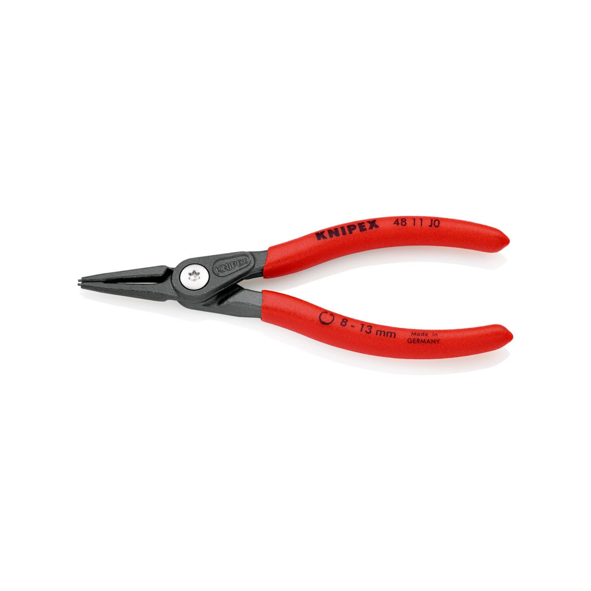 Knipex Sicherungsringzange KNIPEX 48 11 J0 Präzisions-Sicherungsringzange für Innenringe in Bohru
