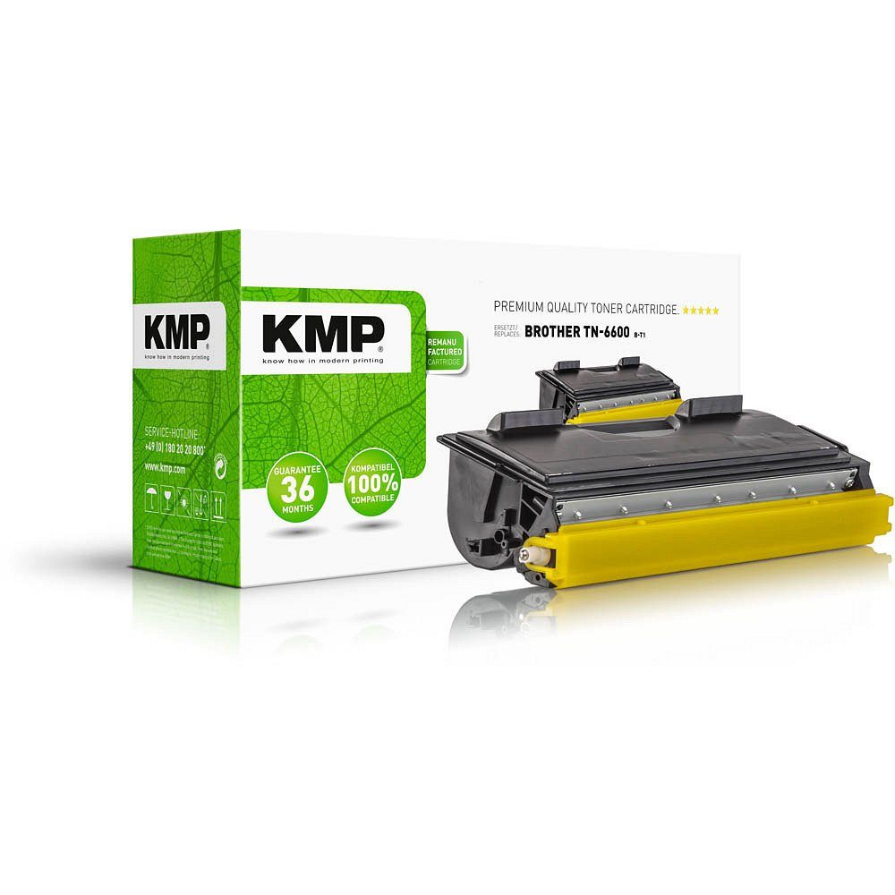 KMP Tonerkartusche 1 Toner B-T1 ERSETZT Brother TN-6600 - black, (1-St)