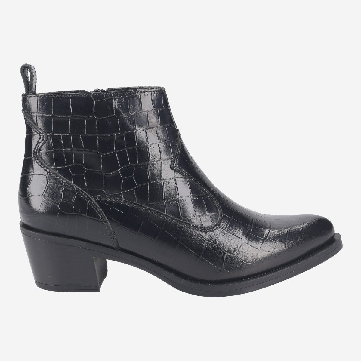 Unisa GALYA_LSH BLACK, Stiefeletten in Schwarz für Damen Stiefelette
