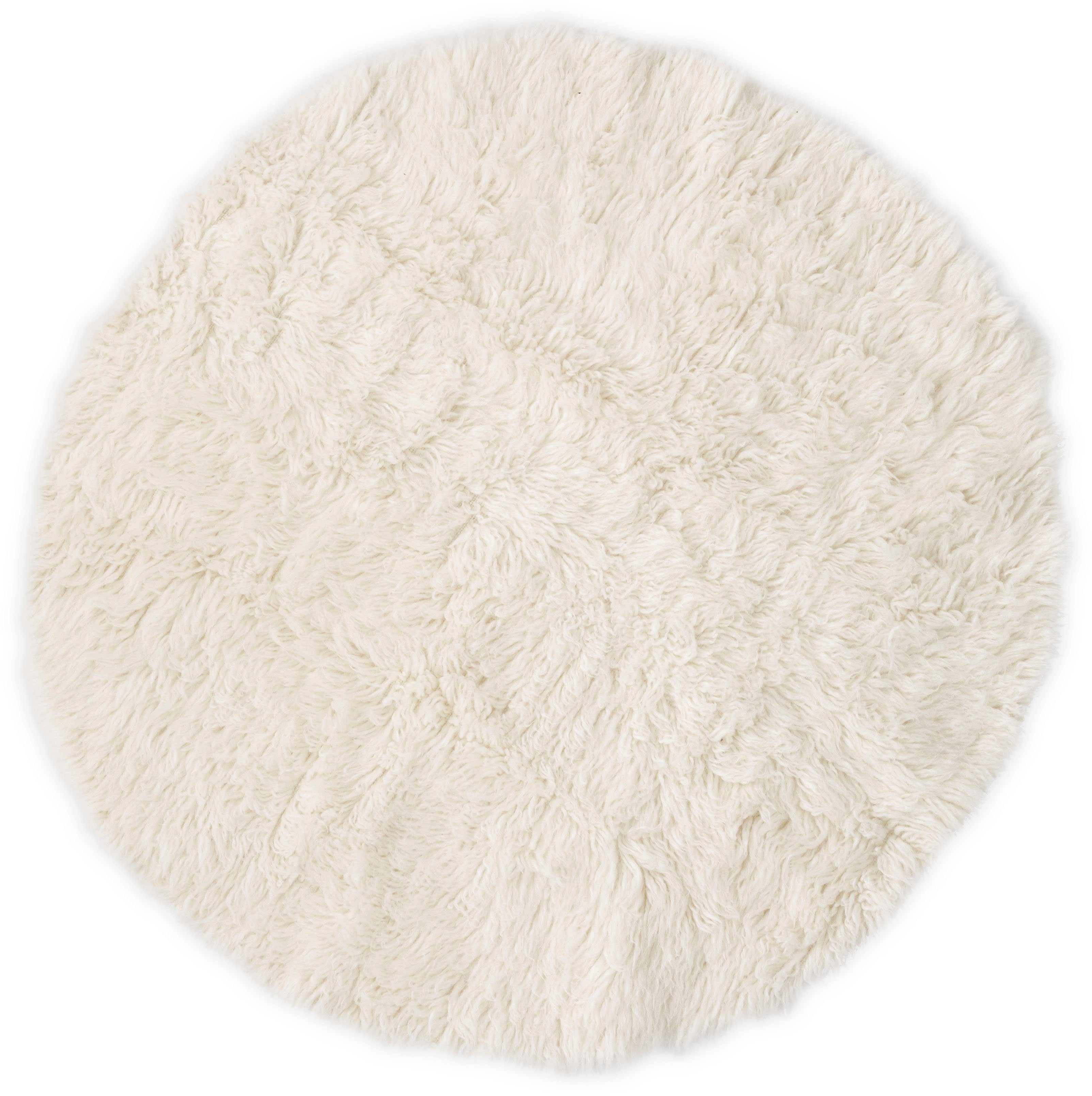 THEKO Wollteppich "FLOKOS 1250" rund 40 mm Höhe original griechischer Floka günstig online kaufen