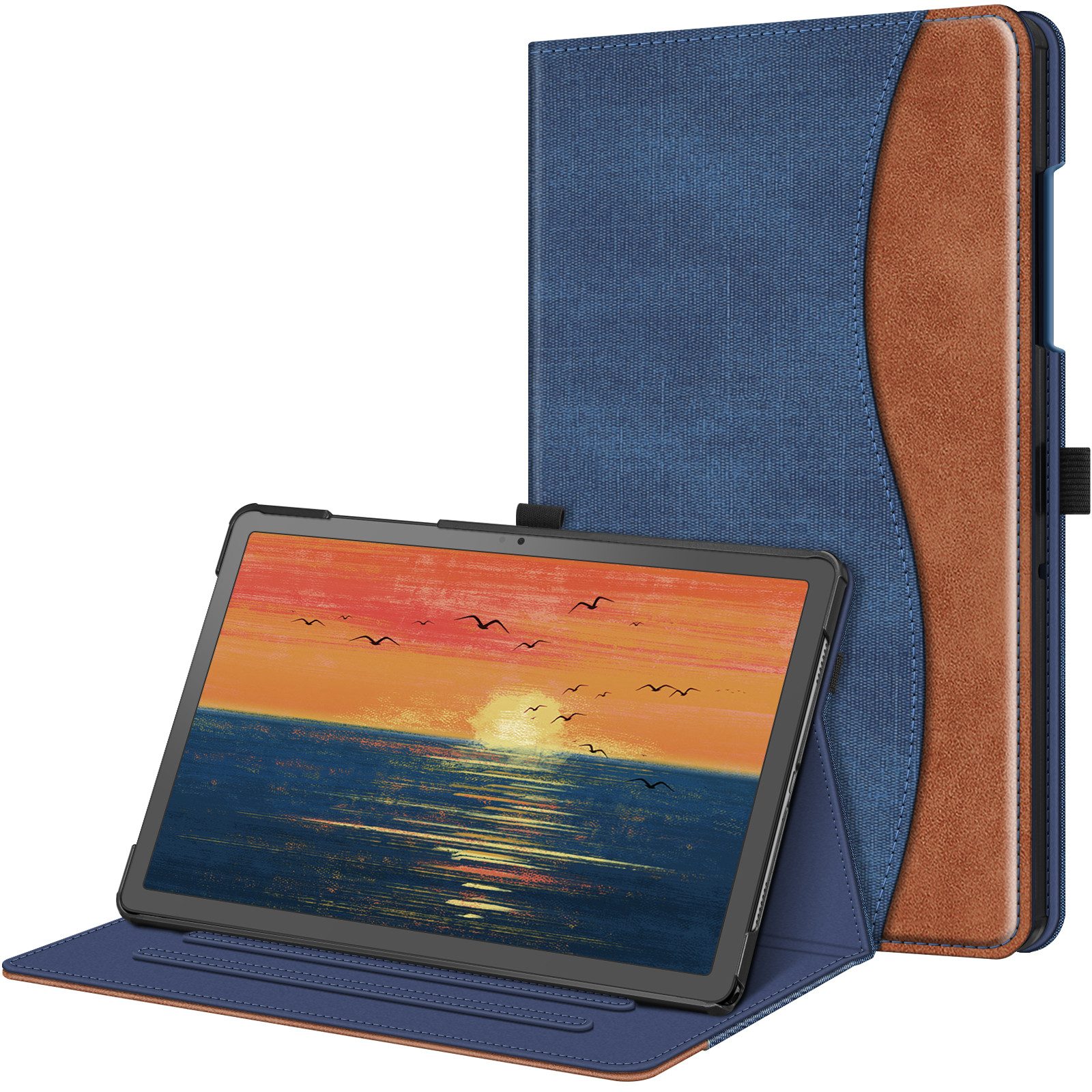 Fintie Tablet-Hülle für Samsung Galaxy Tab A11+ Plus 11" 2025 / Tab A9+ Plus 11 Zoll 2023 11 Zoll, Multi-Winkel Folio Schutzhülle Dokumentenfach