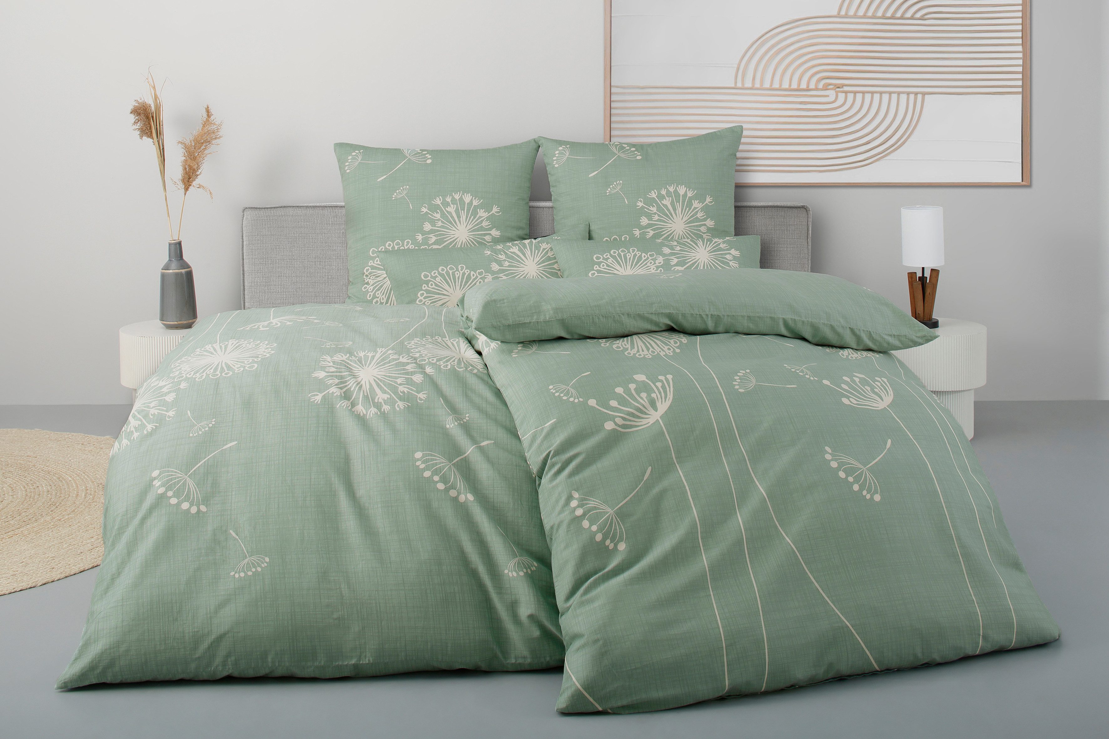 OTTO home Bettwäsche Soucy, Satin, 2 teilig, ab Gr. 135x200, 100% Baumwolle, Renforcé & PREMIUM Satin (TC300)