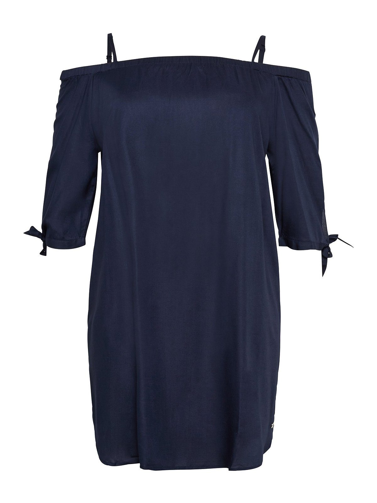SHEEGO Strandkleid Große Größen im Carmen-Look mit schmalen Trägern mehr