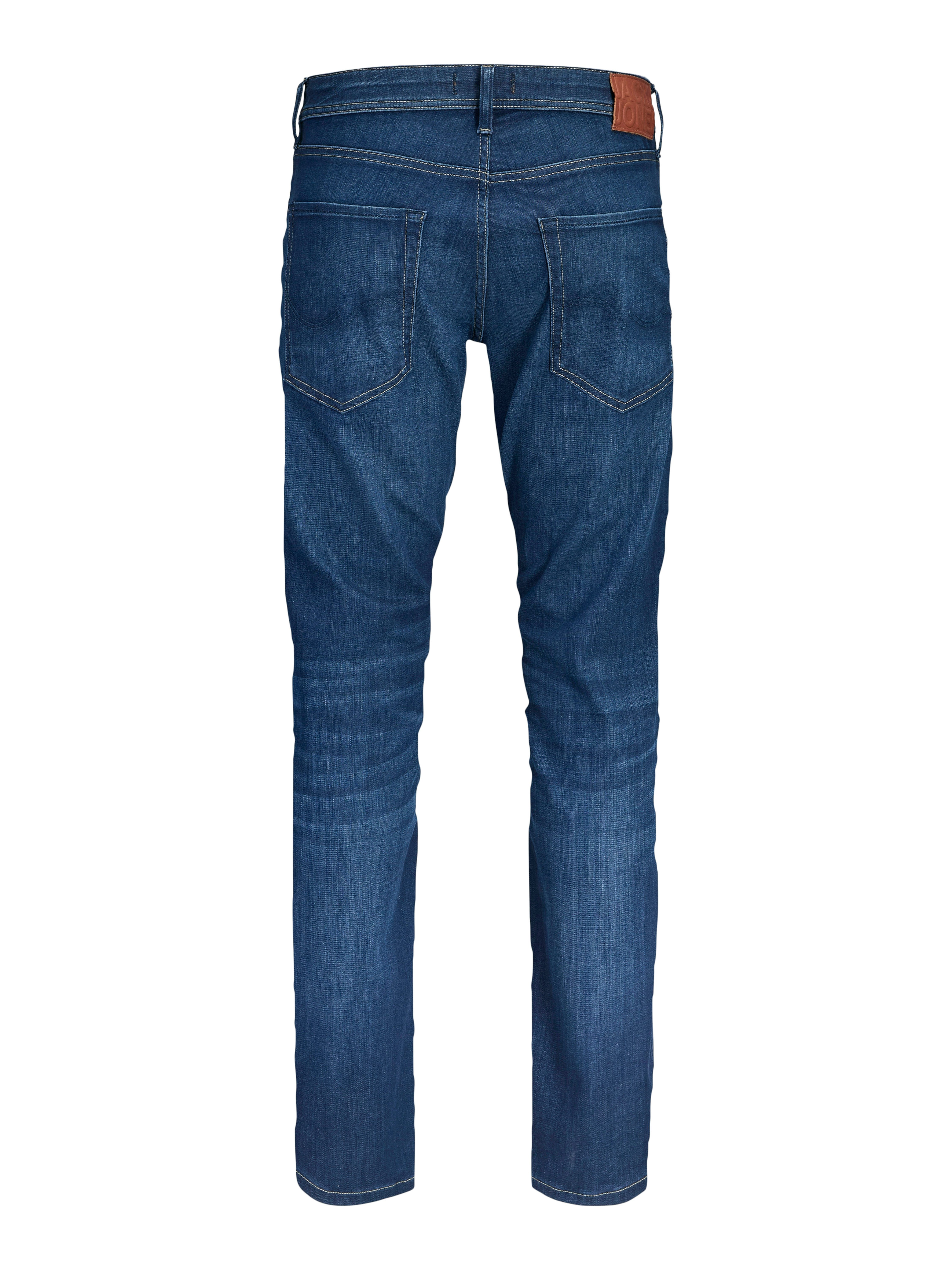 Jack & Jones Regular-fit-Jeans JJICLARK mit Used-Look und Stretch für den Alltag mit Abriebeffekten