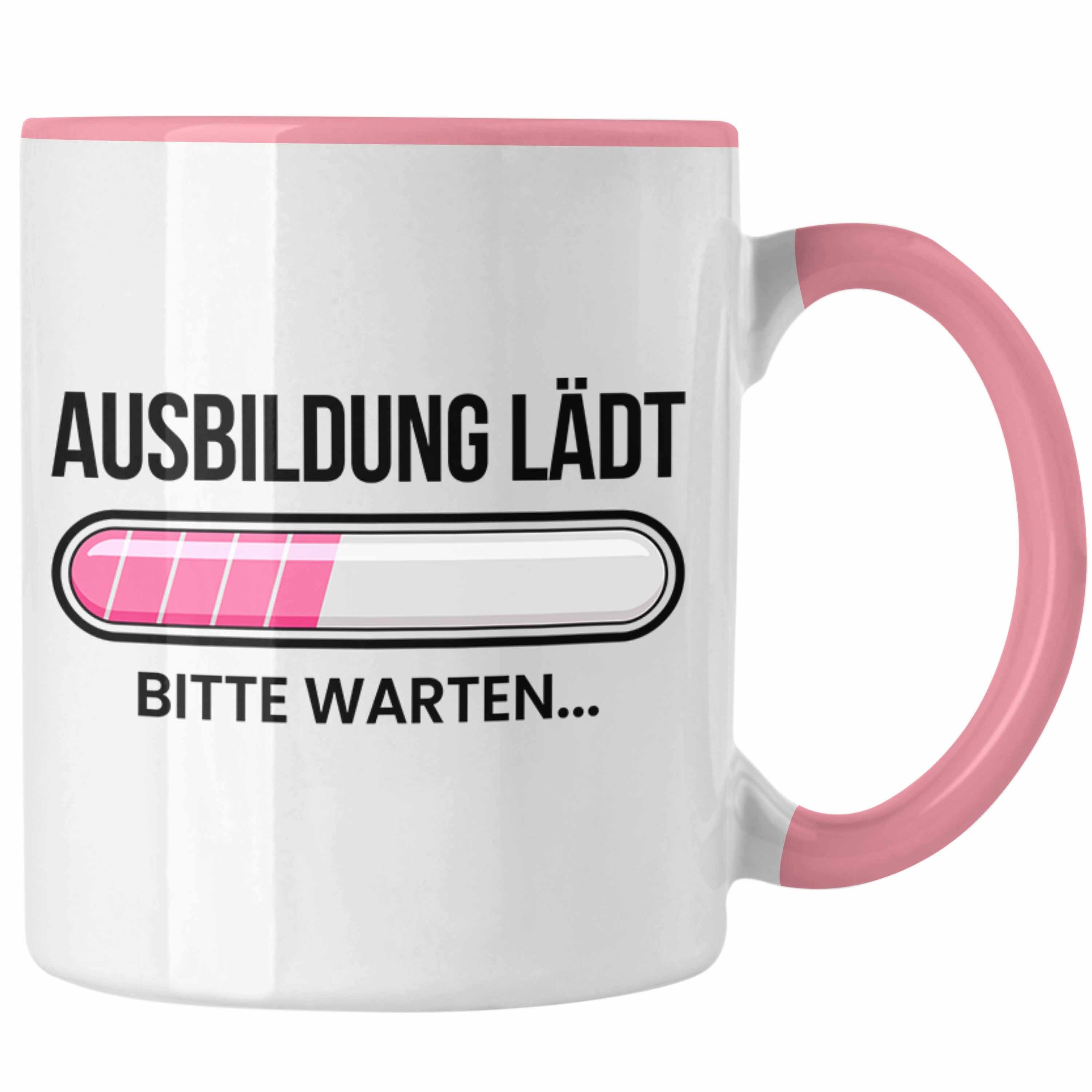 Trendation Tasse Trendation - Azubine Tasse Geschenk für Auszubildende Start Ausbildung Geschenkidee Spruch Rosa