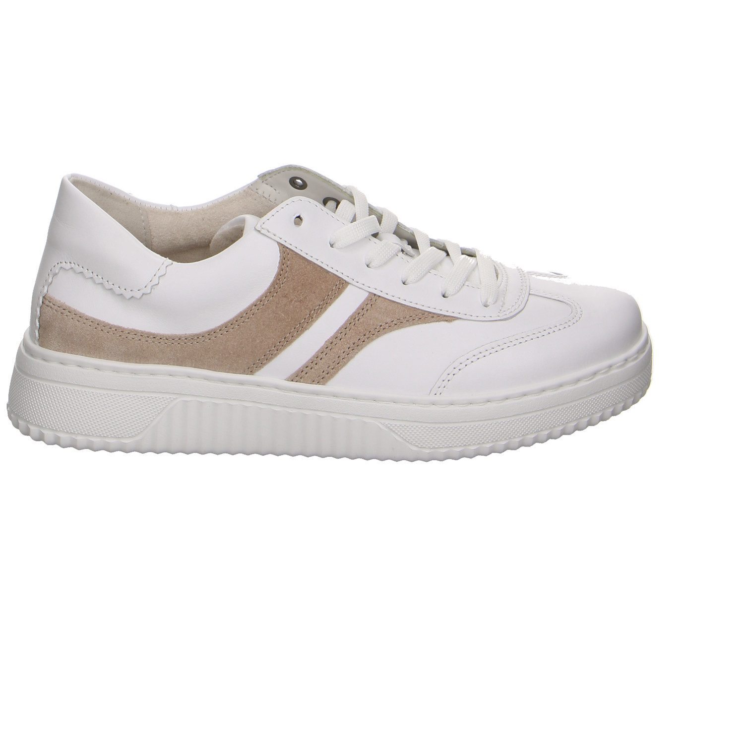 Gabor Fashion Leder Schnürschuhe weiss Schnürschuh