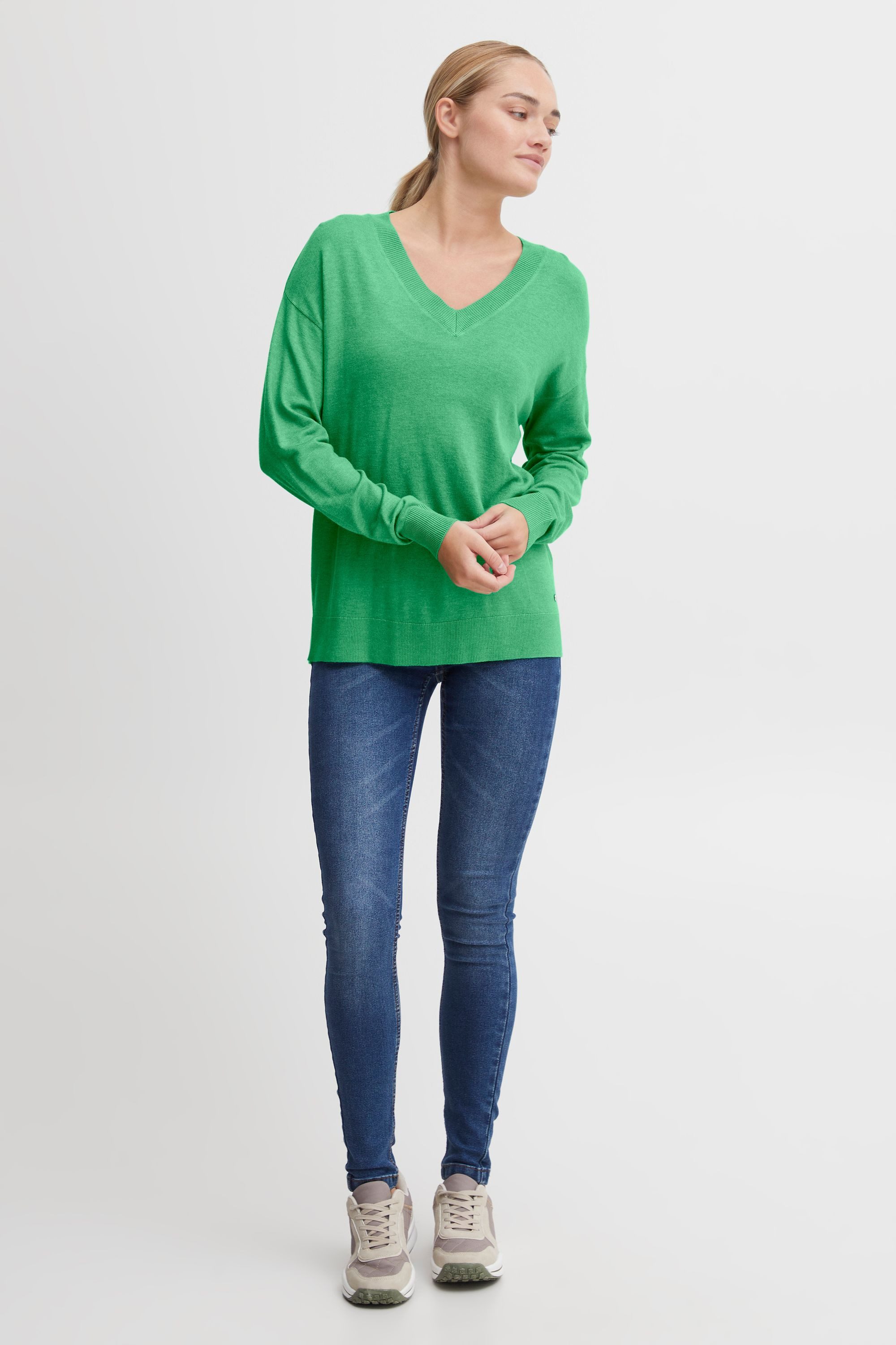 OXMO Strickpullover OXHelle - 21800078-ME Modischer günstig online kaufen