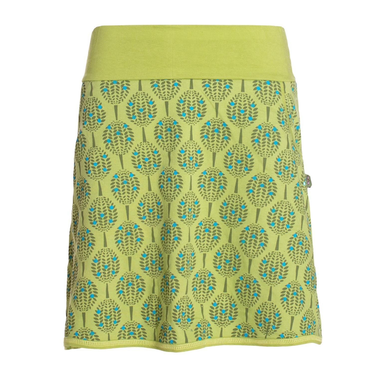 Vishes Minirock Damen Mini-Rock Baumwolle Blumen-Muster günstig online kaufen