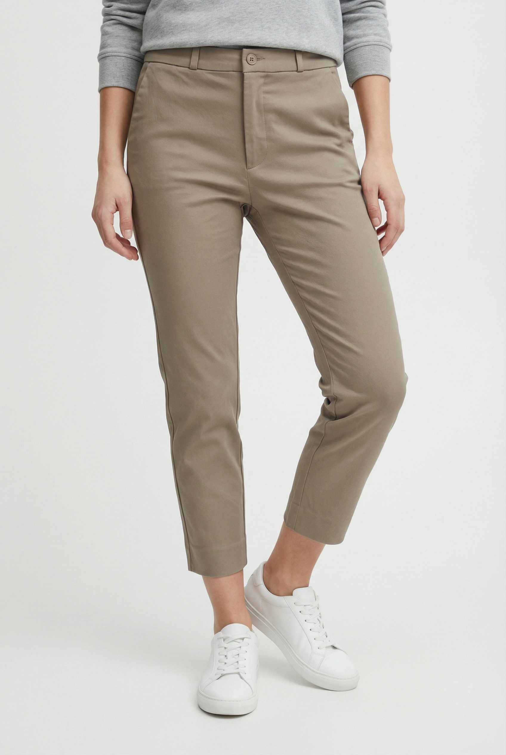 FREEQUENT Caprihose FQSOLVEJ-CA Sommerhose 3/4-Länge mit Viskose und Stretch – Bild 2 von 5