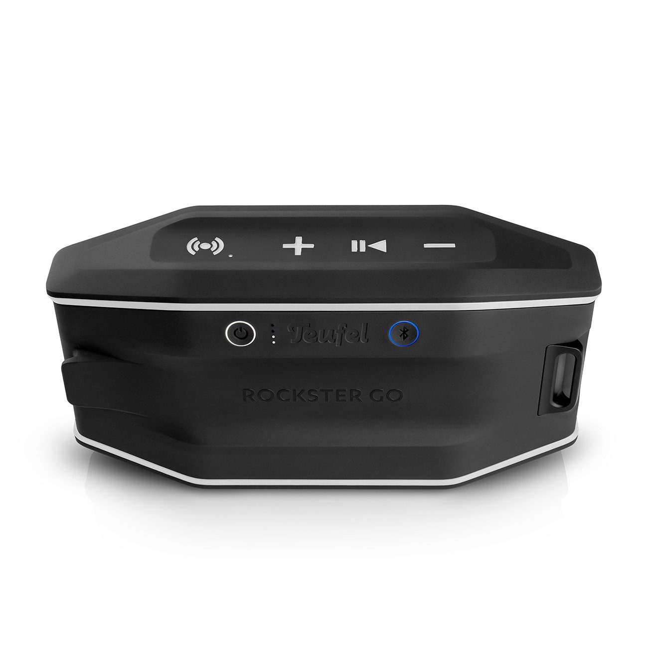 Teufel Fender x Teufel ROCKSTER GO 2 Wireless Lautsprecher (Bluetooth, 8 W, IP67-zertifiziert)