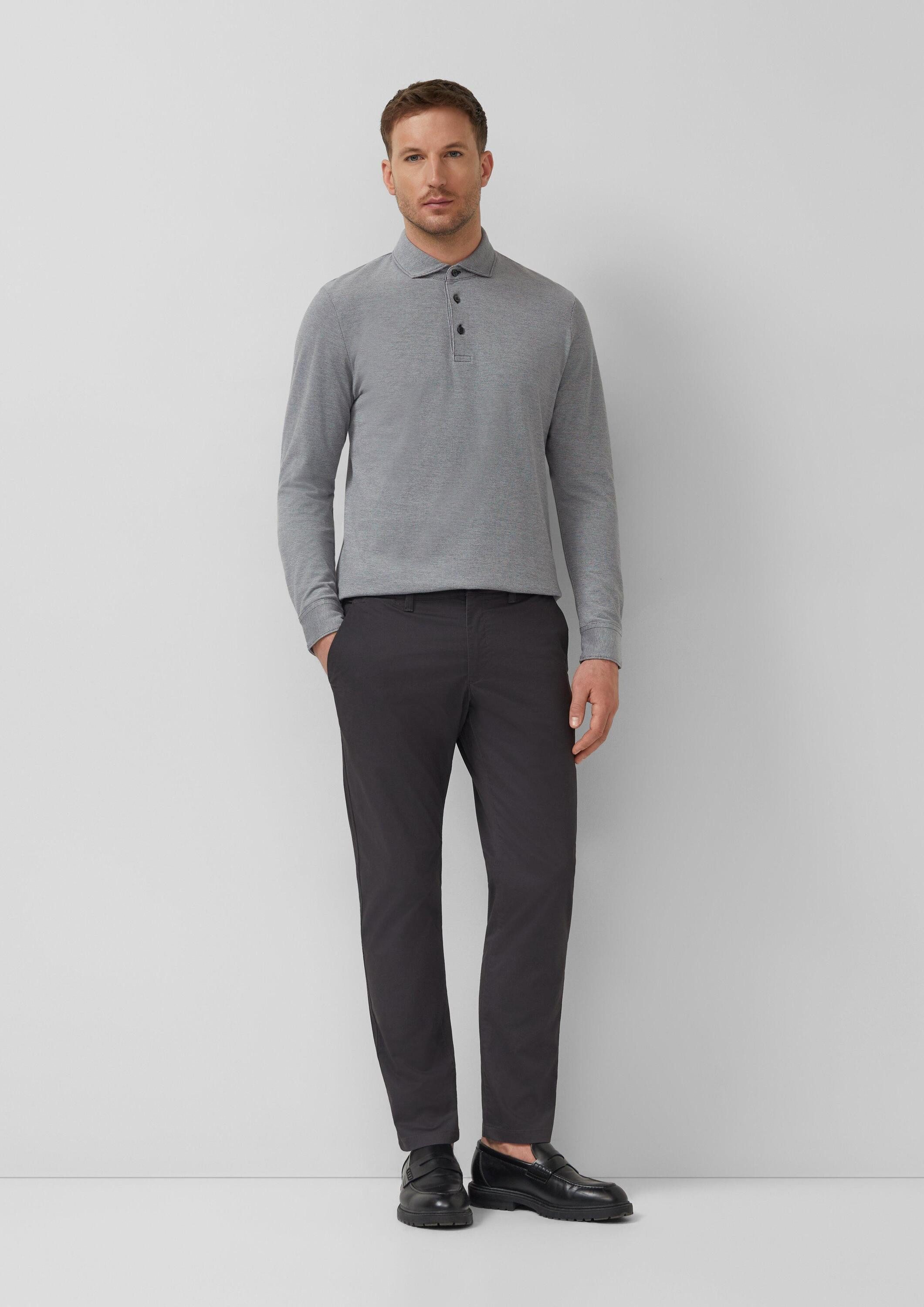 s.Oliver Chinos Hose Elastische Hose aus feinem Baumwollstretch