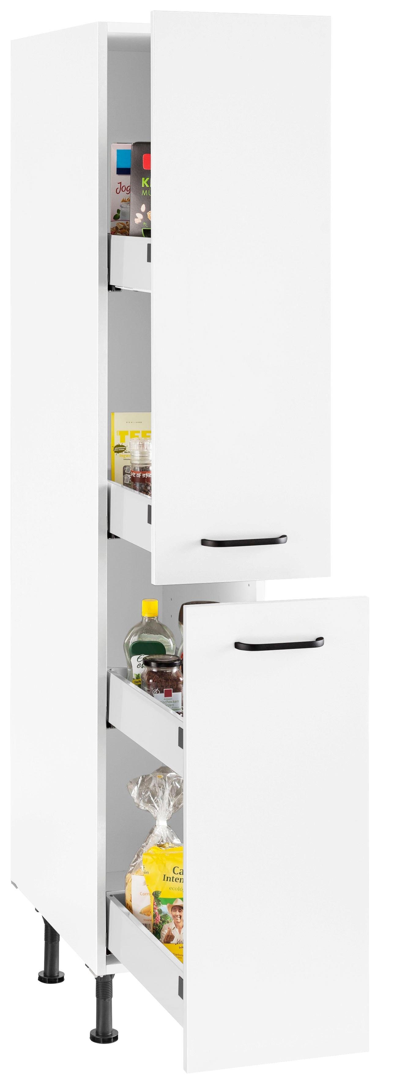 OPTIFIT Apothekerschrank Elga mit Soft-Close-Funktion, höhenverstellbaren Füßen, Breite 30 cm