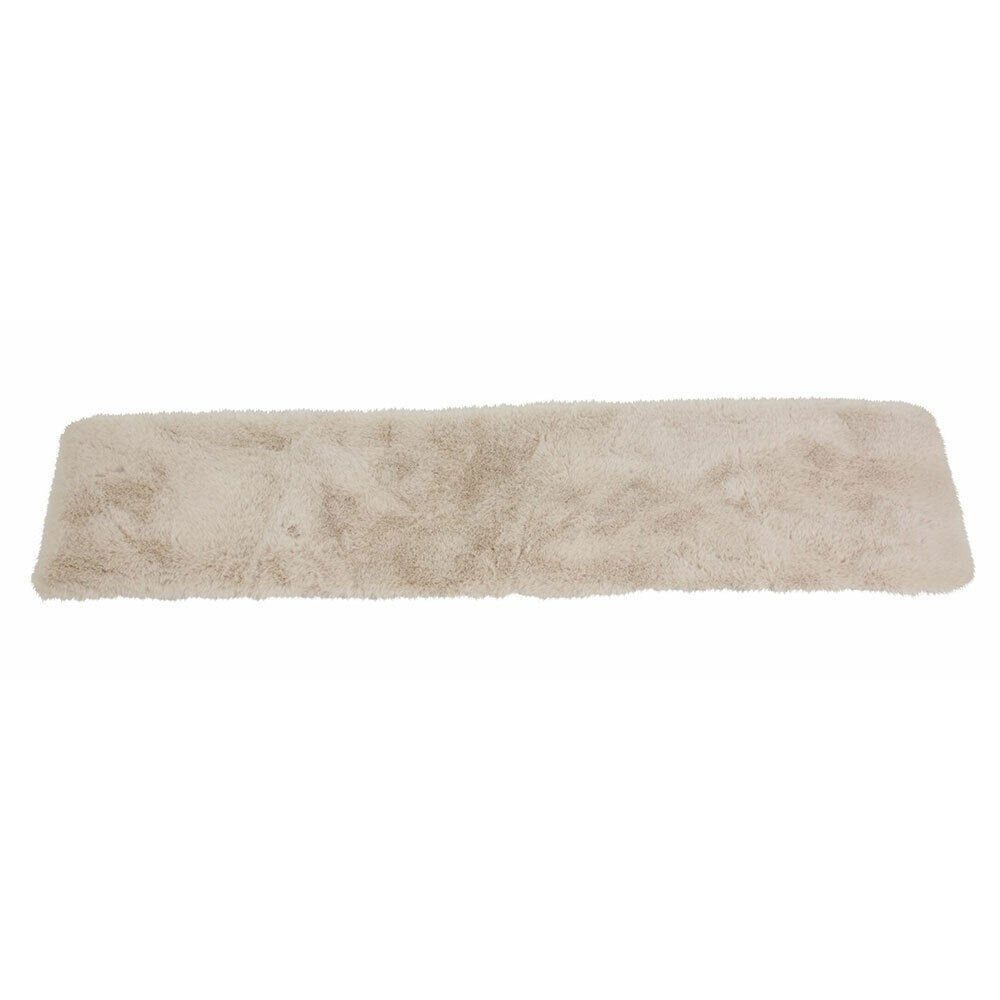 Tischläufer Creme Fell Kunstfell Tischdeko Tischdecke Deko Weihnachten