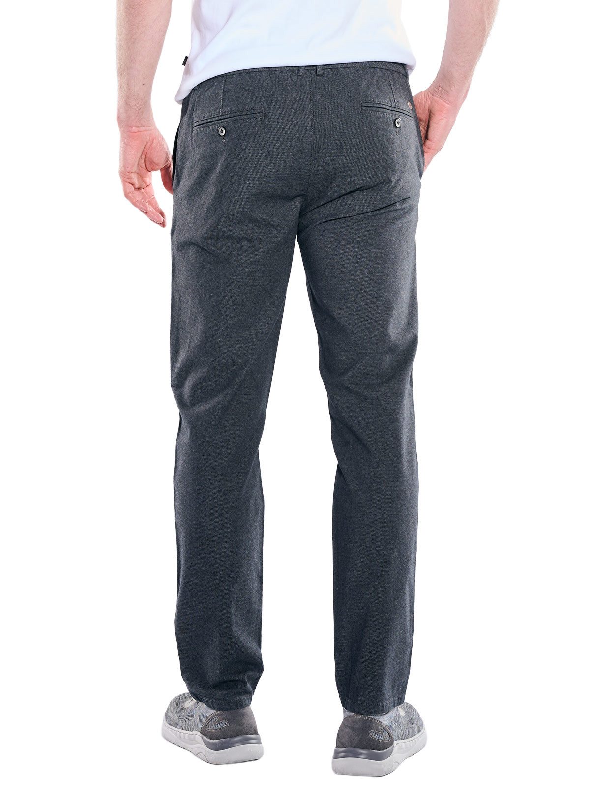 Engbers Chinohose Herren Chino mit Tunnelzug, Schwarz