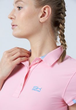 SPORTKIND Funktionsshirt Golf Poloshirt Damen & Mädchen hellrosa
