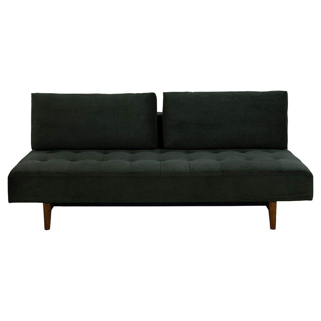 ACTONA GROUP Schlafsofa Blain Schlafsofa Samt grün.