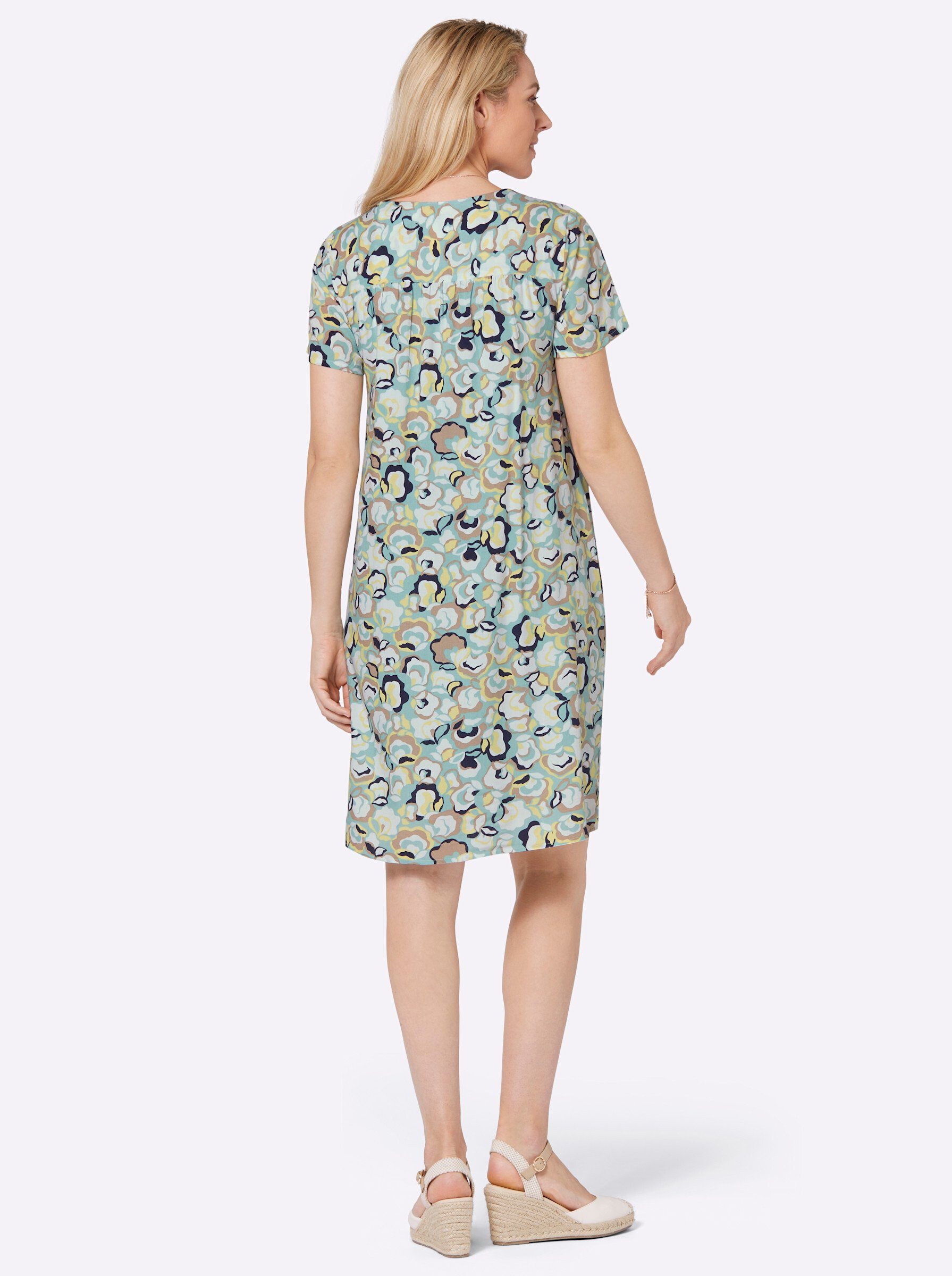 Witt Etuikleid Druck-Kleid Kurzarm