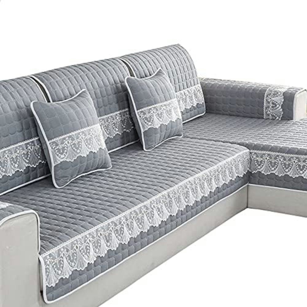 Sofabezug Antirutsch Samt Couchbezug Eckcouch Schonbezug Sofa