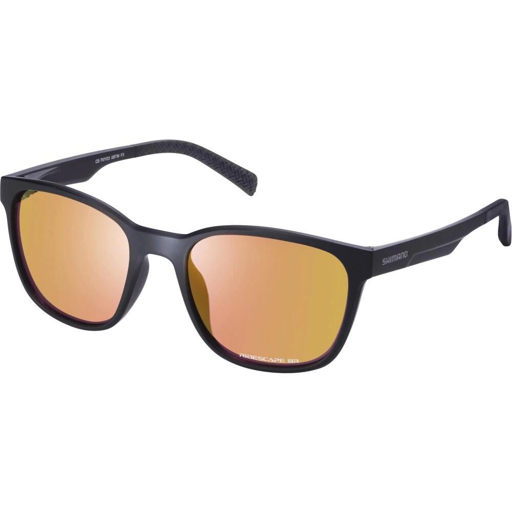 Shimano Sportbrille SHIMANO BRILLE PULSAR RIDESCAPE BR MATTE Größe M MATT - klare Sicht fü