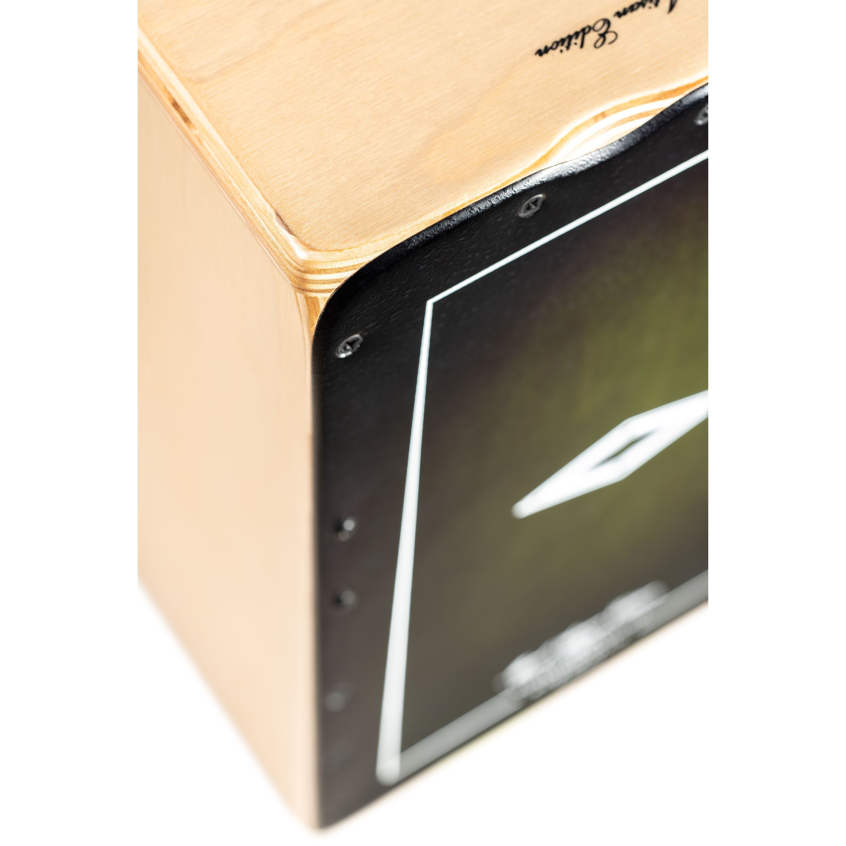 Meinl Percussion Cajon, Percussion, Cajons, Artisan Pickup Cajon PAESLDOB Soleá Line, Dark Olive Burst - Cajon