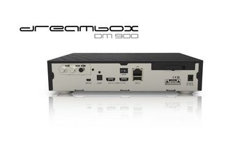 Dreambox Dreambox DM900 UHD 4K E2 Linux Receiver mit 2x DVB-S2X / 1x DVB-C/T2 Satellitenreceiver